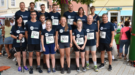 SPN-Mitarbeiter beim Nördlinger Stadtlauf 2019